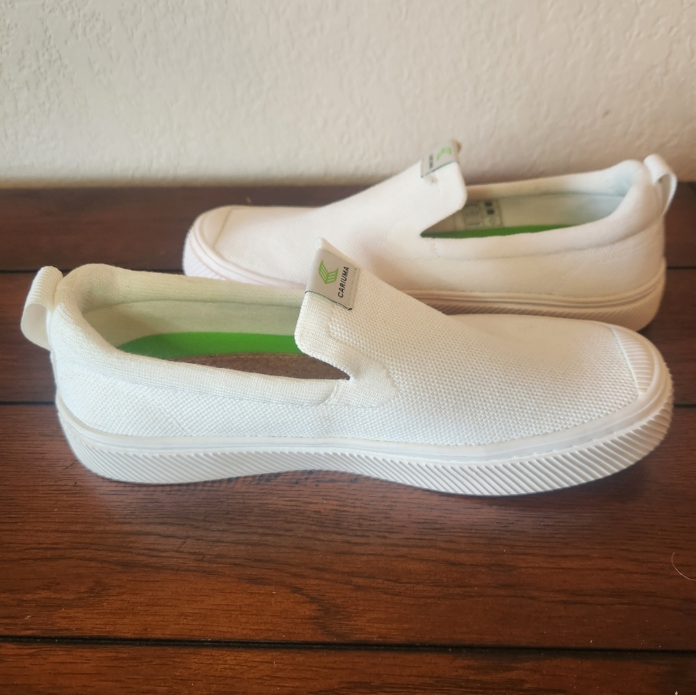 Cariuma White Slip-On Sneakers - Picture 9 of 11